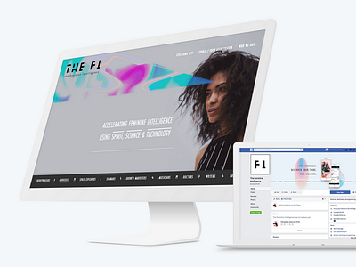 The FI: web design & social media styling brand identity web design