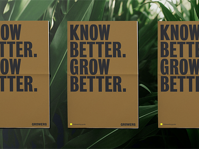 Growers onboarding brand brand identity branding identity print collateral