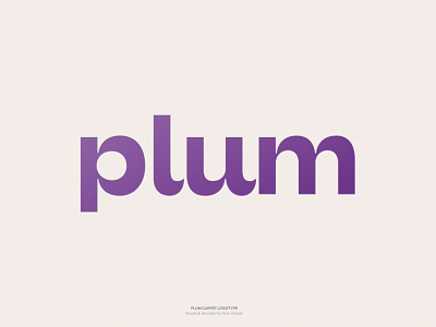 Plum Carpet logotype brand identity branding carpet logo logotype startup brand wordmark