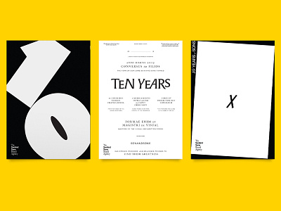 3 posters for 10 years 💛