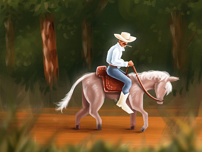 Cowboy illustration