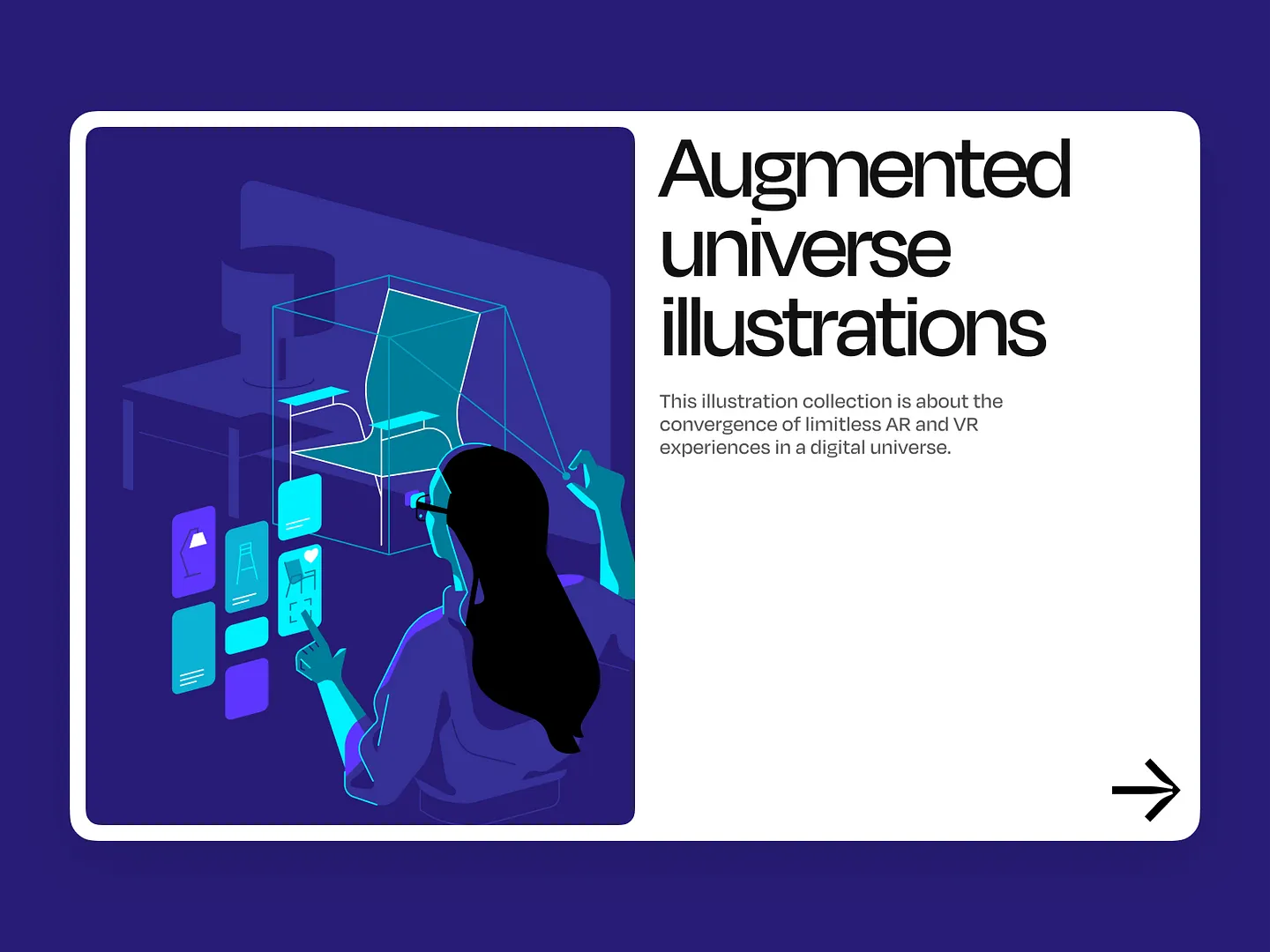 Innovative Augmented Reality Website Illustrations