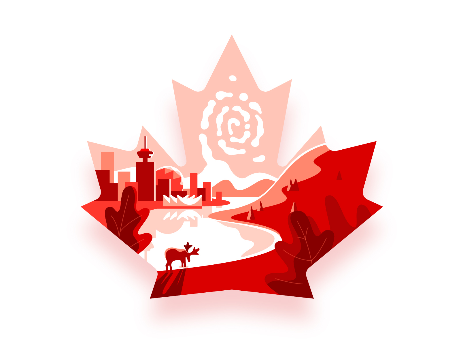 Maple Leaf by Dmitrii Kharchenko for Redstamp on Dribbble