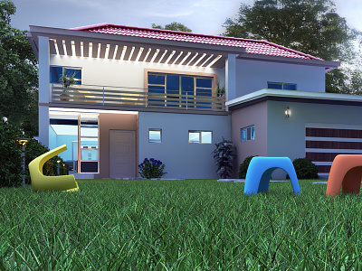 Mushimba V3personal 3d 3ds max architecture exterior3d modeling rendering v ray