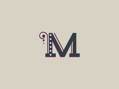 M m typography