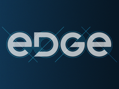 Edge Wordmark Grid By Andres On Dribbble