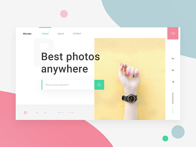 Photo Sharing Landing Page