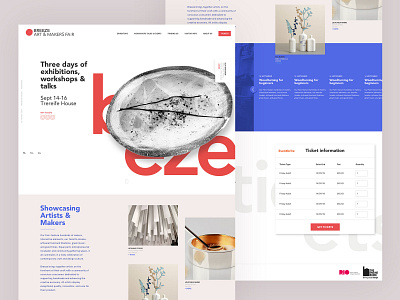 Breeze Home Page booking home page design ticket design travel typography ui ux web