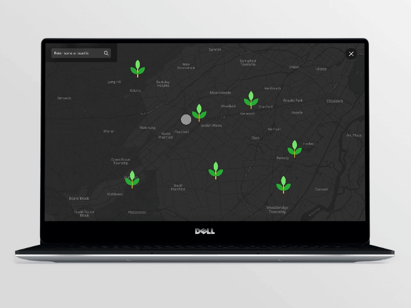 Plant Location Dashboard animation animations app design dashboad design free illustration interaction invite location map maps morden new plant product seed typography ui ux