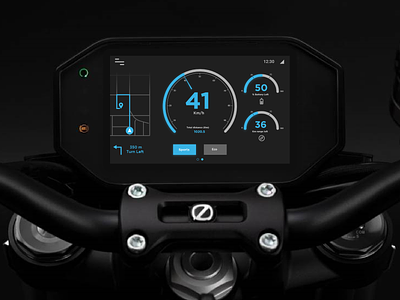 Electric Motorcycle Dashboard app app design apple bike dashboad display electric electric bike electric vehicle ev motorbike motorcycle ui uiux ux