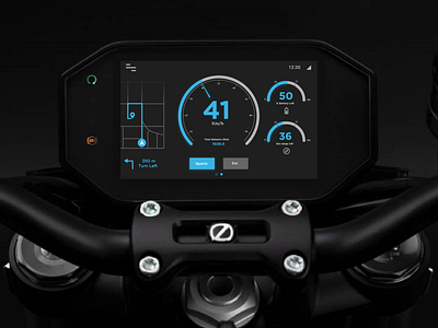 Electric Motorcycle Dashboard