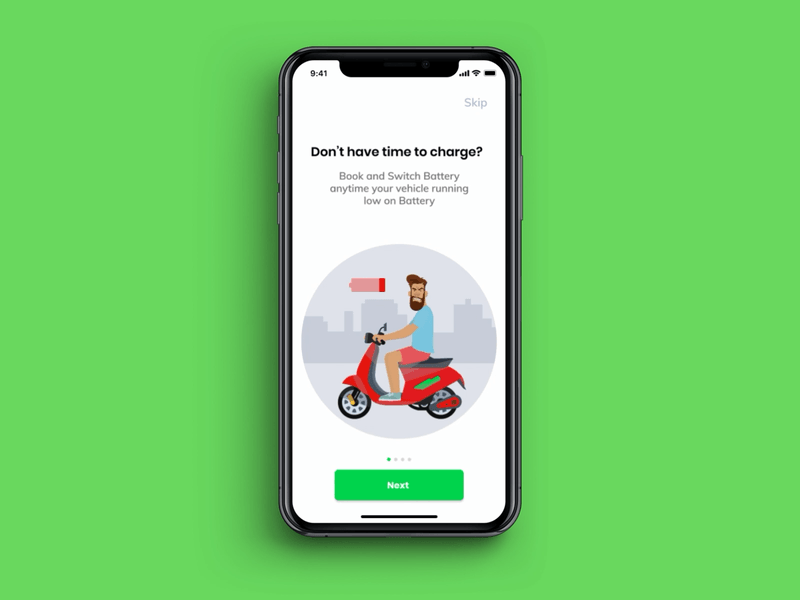 Battery swapping: The future of electric vehicle charging animation app design apple battery design electric electric vehicle free illustration invite onboarding product tesla ui ux vehicle