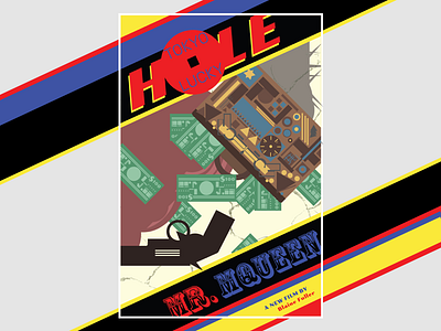 Tokyo Lucky Hole Poster 1970 70s acid arts cactus cowboy graphic guns illustration poster tokyo western