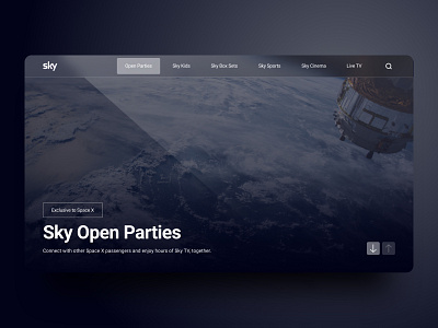 Sky TV Touchscreen App app design ui ui design uidesign uiinspirations uiux user interface uxui web
