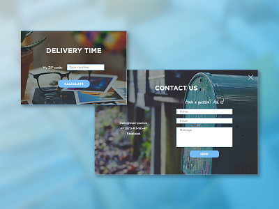 Contact Form Dribbble