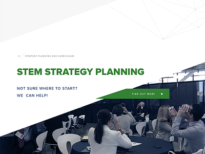 Landing page Stem Education