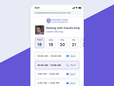 Mobile booking experience mobile product design