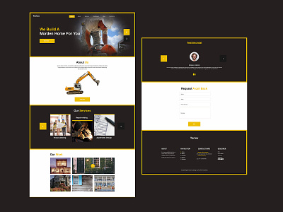 Construction Website Template