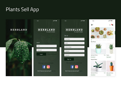 Plants Sell Application