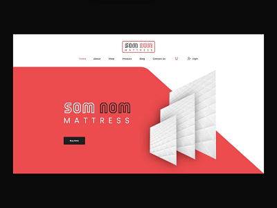 SUMNUM -MATTRESS- WEBSITE DESIGN branding logo ui