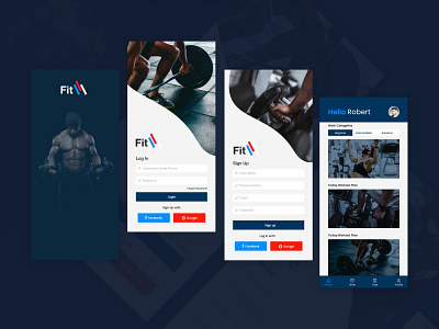 FitGym App Design