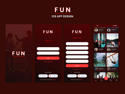 Fun Videos Maker- App Design ui