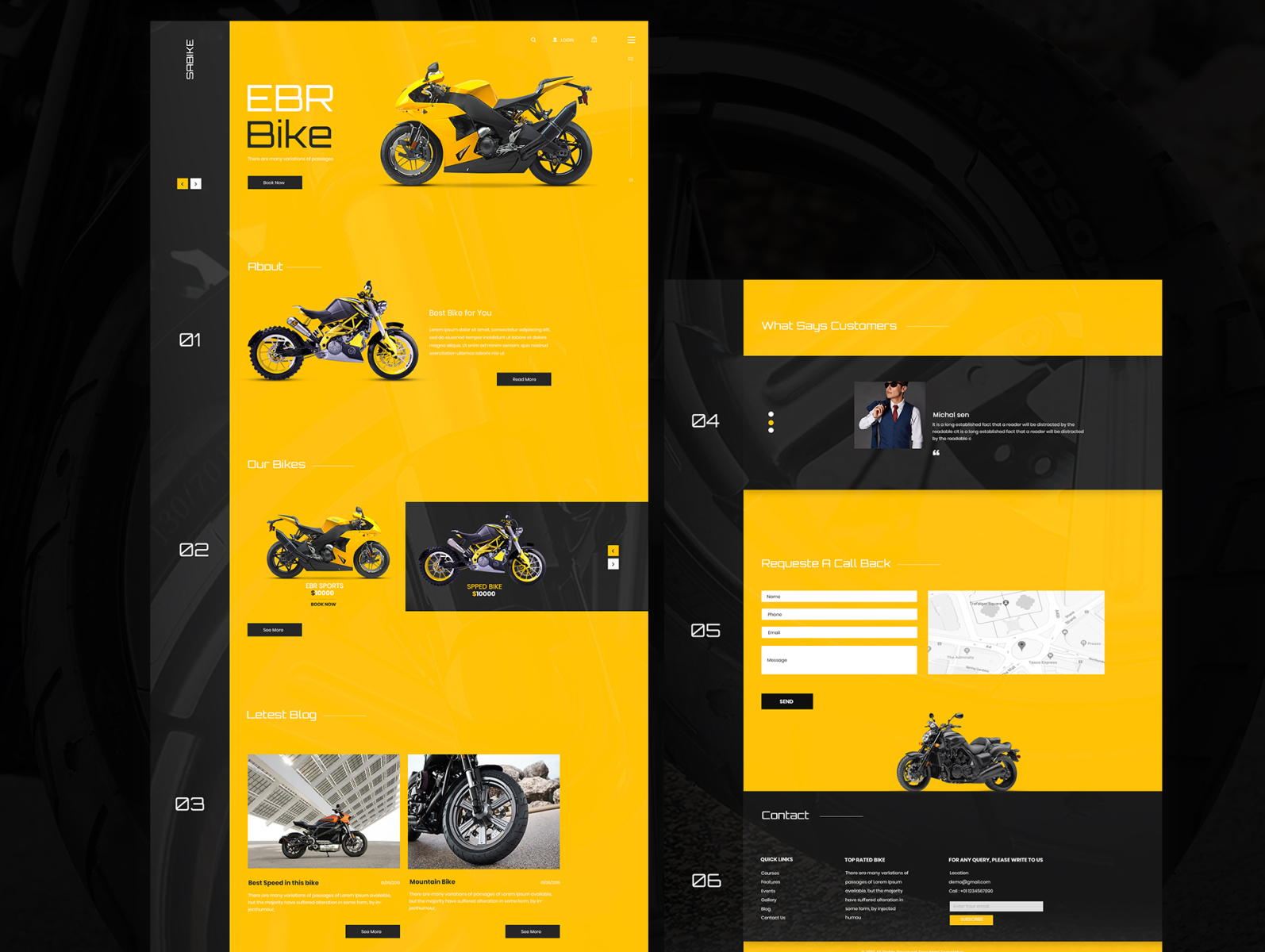 bike-showroome-by-hemant-kumar-lodhi-on-dribbble