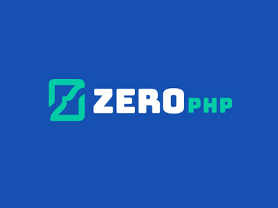 Zerophp logo blue design dev developer green logo php typo