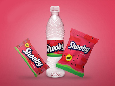 Shooby flavour fruit melon packaging pink summer watermelon