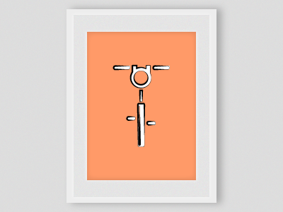 Bicycle bicycle illustrator pictureframe
