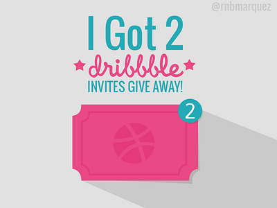 2 invites to dribbble give away!