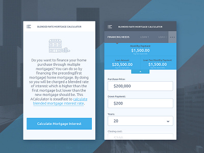 Mortgage Mobile App Calculator