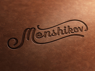 Logo for the leather products brand adobe illustrator branding design handdone handdone type handdrawn lettering logo logo design logotype vector