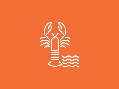 L de Langosta 36 days of type lobster logodesigner logotype