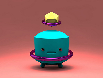 Buddies 3d illustration kawaii kawaii art