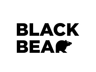 Black Bear Logo Proposal branding cute animal design illustration kawaii logo logo design logodesign logotype love vector