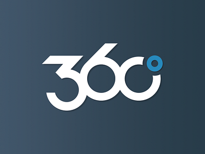 360 brand identity logo mark simple