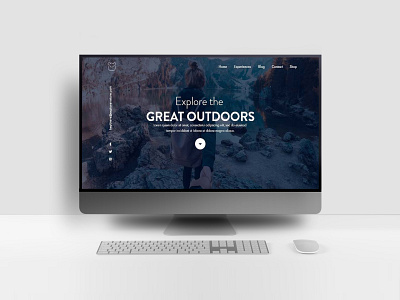 The Great Outdoors ui design ux design web design wordpress design