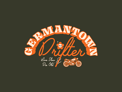 Germantown Drifter design illustration logo logo design motorcycle vector