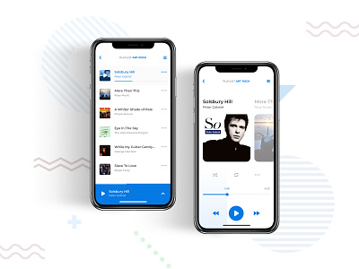 iOS Music Player app design apple design figma figmadesign interface ios iphonex mobile app mobile app design music app ui uiux uiuxdesign