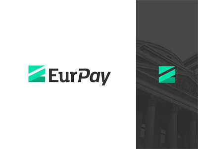 EurPay app brand brand identity financial app fintech logo payment app technology wordmark
