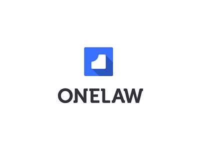 ONELAW branding law lawyer logo mark symbol