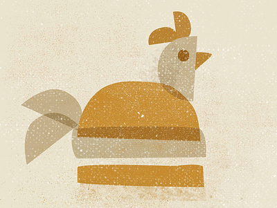 Meat Candy Chicken Logo burger logo potato stamp rough