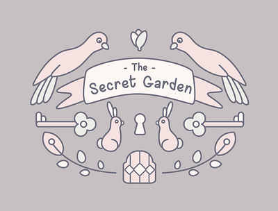 The Secret Garden ai fairytale ill illustration storybook strokes