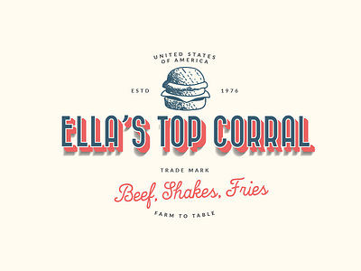 Logo Concept for Ella's Top Corral