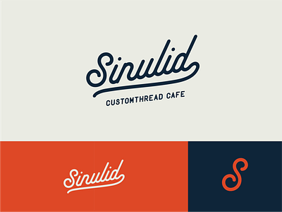 Sinulid: Customthread Cafe branding cafe design logo