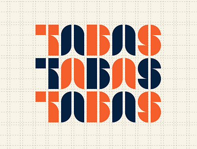 Tabas Typeface design display type font stencil type typeface typography