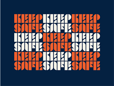 Keep Safe design display type font type typeface typography