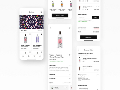 The Body Shop Indonesia - Mobile App (Concept)