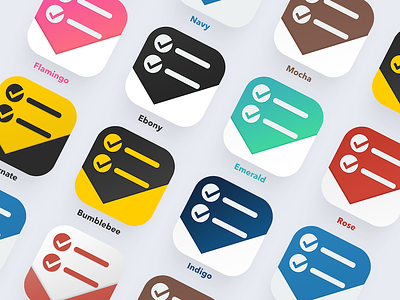 Toodoo App Icons app app icon color gradient icon ios mobile